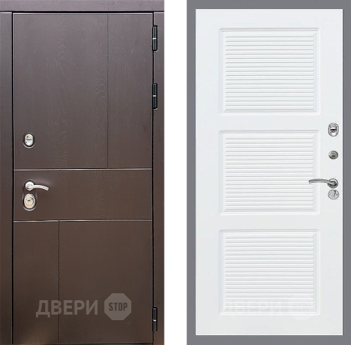 Входная металлическая Дверь Стоп УРБАН ФЛ-1 Силк Сноу в Мытищах