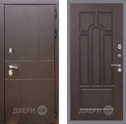 Дверь Стоп УРБАН ФЛ-58 Венге в Мытищах