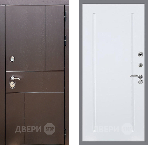 Дверь Стоп УРБАН ФЛ-68 Силк Сноу в Мытищах
