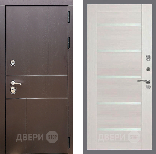 Входная металлическая Дверь Стоп УРБАН СБ-14 Лиственница беж в Мытищах