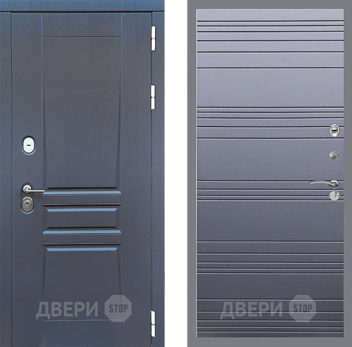 Входная металлическая Дверь Стоп ПЛАТИНУМ Лайн Силк титан в Мытищах