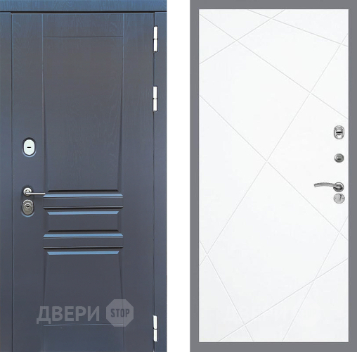 Входная металлическая Дверь Стоп ПЛАТИНУМ ФЛ-291 Силк Сноу в Мытищах