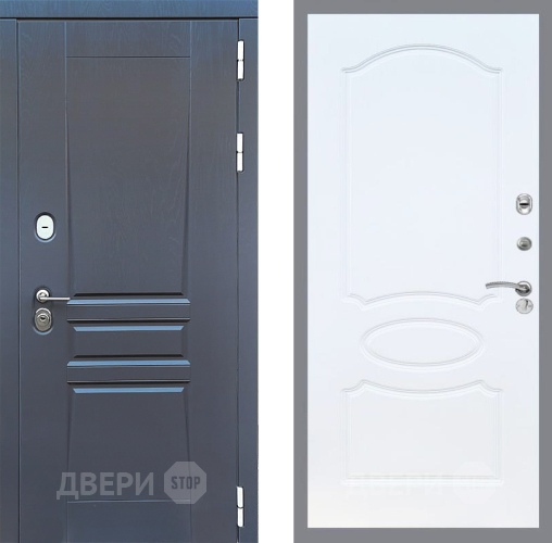 Дверь Стоп ПЛАТИНУМ ФЛ-128 Белый ясень в Мытищах