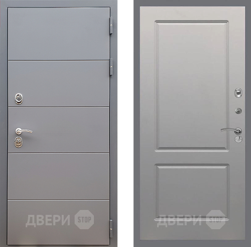 Дверь Стоп АРТ ГРАФИТ ФЛ-117 Грей софт в Мытищах