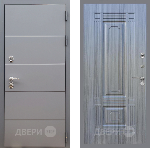 Дверь Стоп АРТ ГРАФИТ ФЛ-2 Сандал грей в Мытищах
