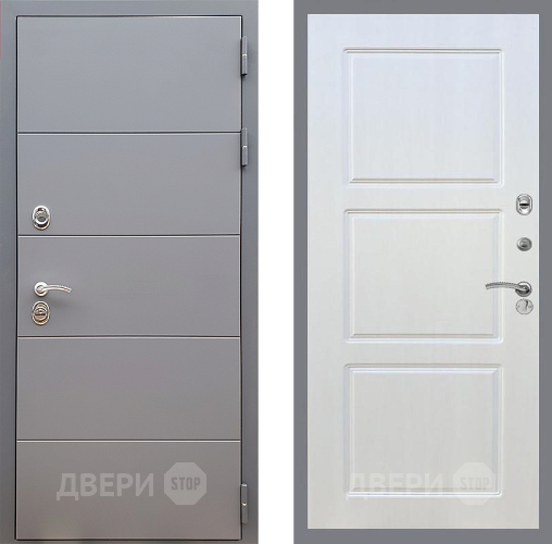 Входная металлическая Дверь Стоп АРТ ГРАФИТ ФЛ-3 Лиственница беж в Мытищах