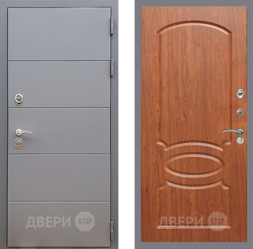 Входная металлическая Дверь Стоп АРТ ГРАФИТ ФЛ-128 Береза мореная в Мытищах