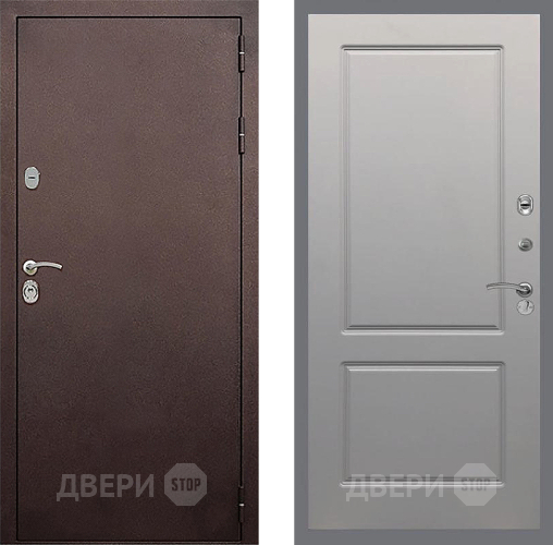 Дверь Стоп КЛАССИК Медь ФЛ-117 Грей софт в Мытищах