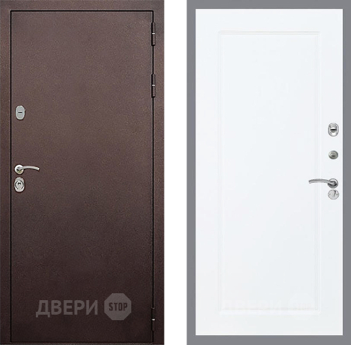 Дверь Стоп КЛАССИК Медь ФЛ-119 Силк Сноу в Мытищах