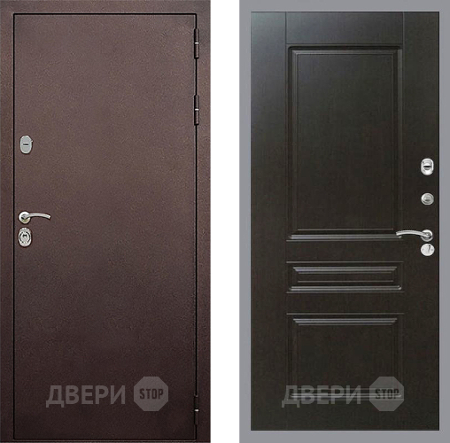 Дверь Стоп КЛАССИК Медь ФЛ-243 Венге в Мытищах