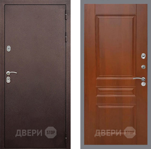 Дверь Стоп КЛАССИК Медь ФЛ-243 Итальянский орех в Мытищах