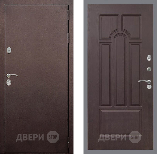 Входная металлическая Дверь Стоп КЛАССИК Медь ФЛ-58 Венге в Мытищах