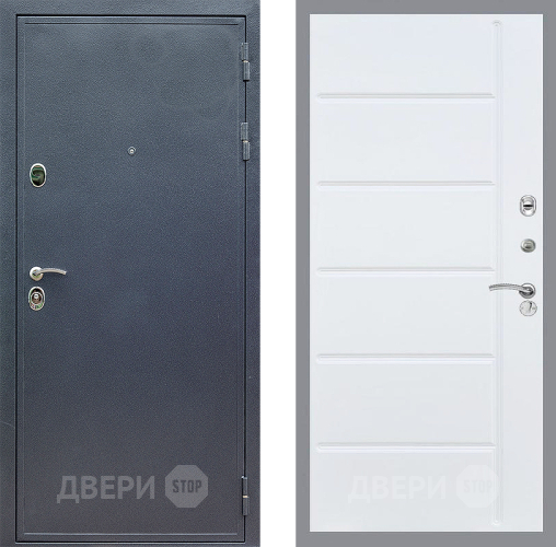 Входная металлическая Дверь Стоп СИЛЬВЕР ФЛ-102 Белый ясень в Мытищах