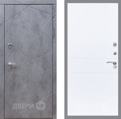 Дверь Стоп Лучи ФЛ-290 Силк Сноу в Мытищах