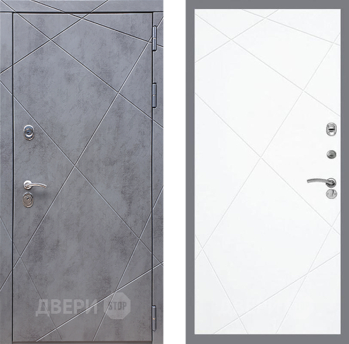 Дверь Стоп Лучи ФЛ-291 Силк Сноу в Мытищах