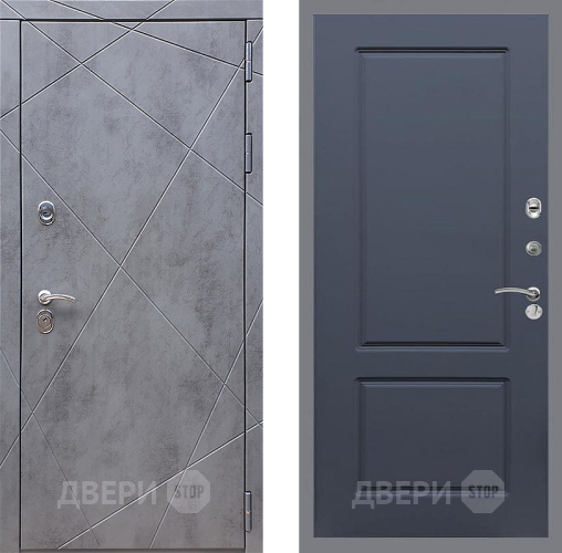 Входная металлическая Дверь Стоп Лучи ФЛ-117 Силк титан в Мытищах