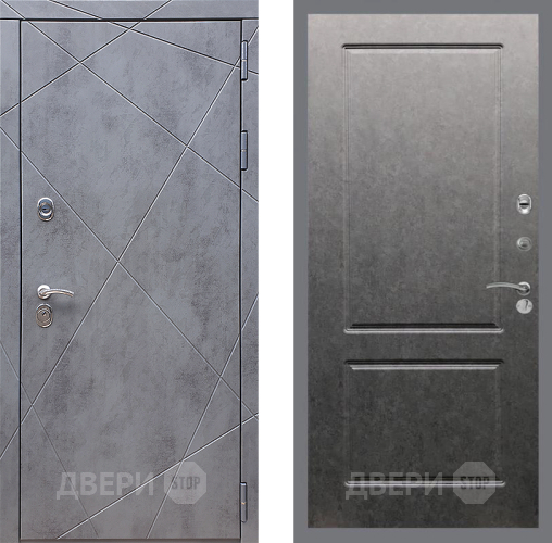 Входная металлическая Дверь Стоп Лучи ФЛ-117 Штукатурка графит в Мытищах