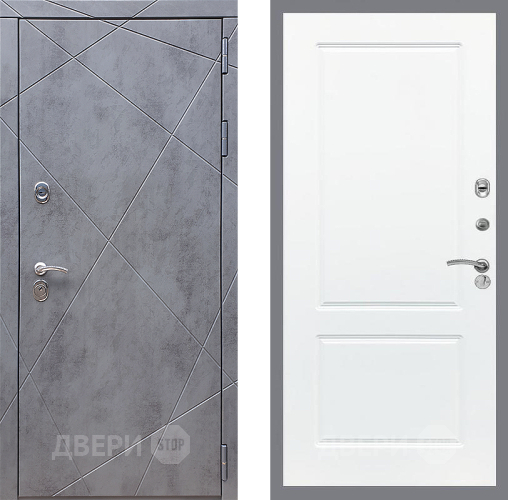 Дверь Стоп Лучи ФЛ-117 Силк Сноу в Мытищах