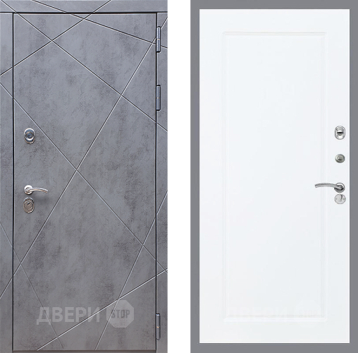 Входная металлическая Дверь Стоп Лучи ФЛ-119 Силк Сноу в Мытищах