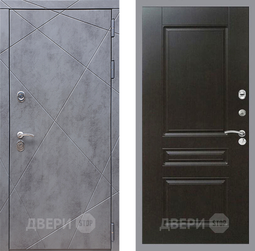 Дверь Стоп Лучи ФЛ-243 Венге в Мытищах