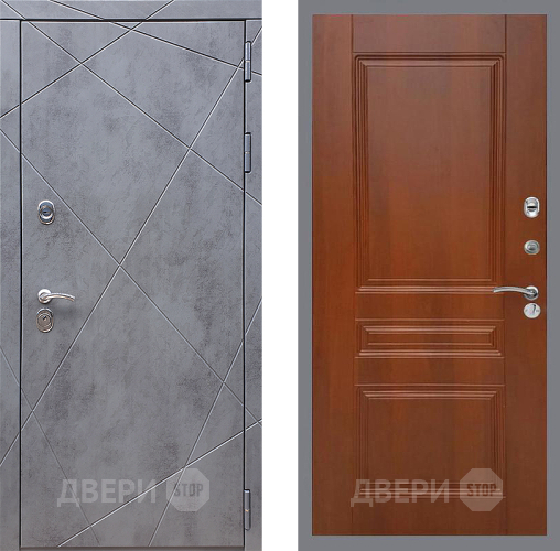 Дверь Стоп Лучи ФЛ-243 Итальянский орех в Мытищах