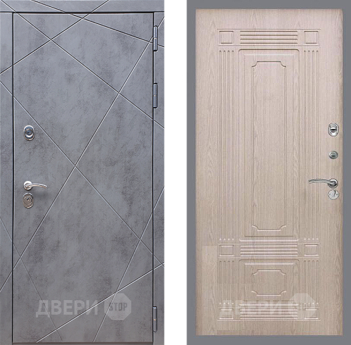 Дверь Стоп Лучи ФЛ-2 Беленый дуб в Мытищах