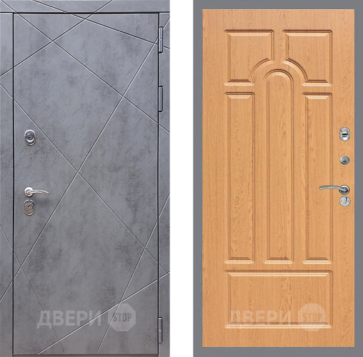 Входная металлическая Дверь Стоп Лучи ФЛ-58 Дуб в Мытищах