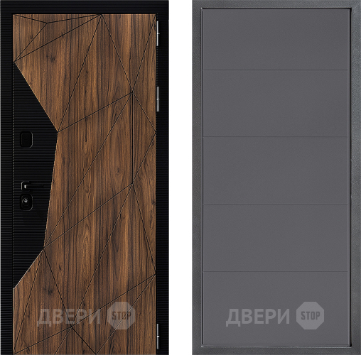Дверь Дверной континент ДК-11 ФЛ-649 Графит софт в Мытищах