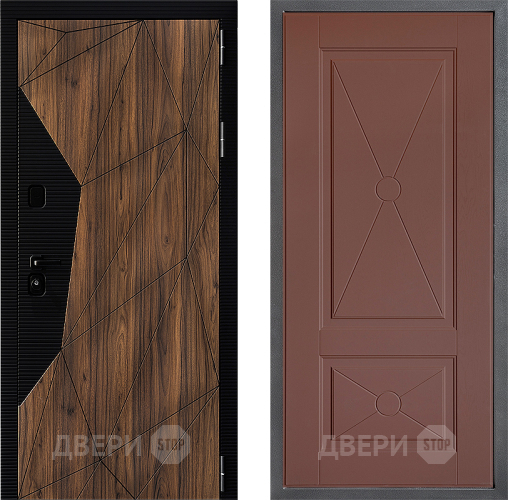 Дверь Дверной континент ДК-11 ФЛ-617 Ясень шоколадный в Мытищах