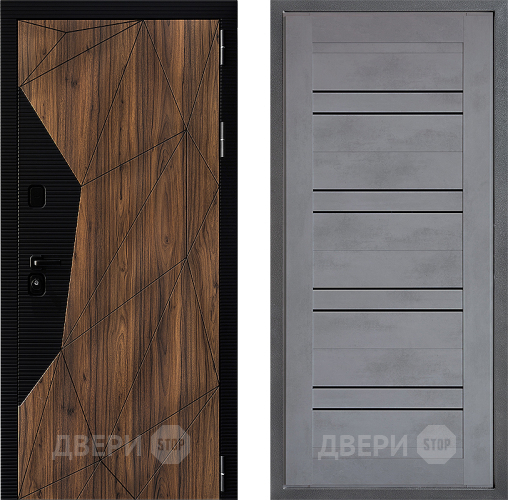 Входная металлическая Дверь Дверной континент ДК-11 ФЛ-49 Бетон серый в Мытищах