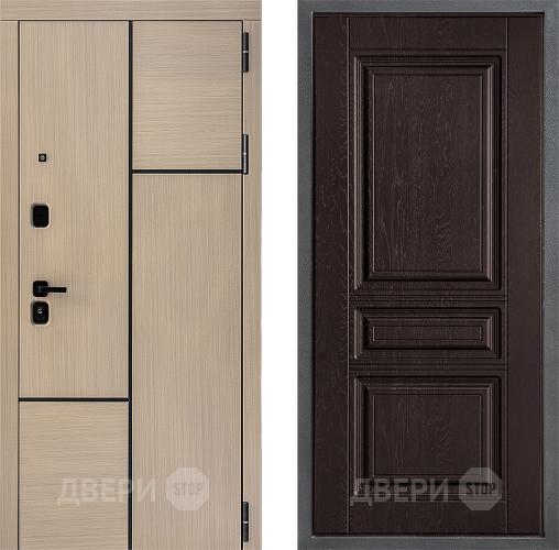 Входная металлическая Дверь Дверной континент ДК-14 ФЛ-243 Дуб шоколадный в Мытищах
