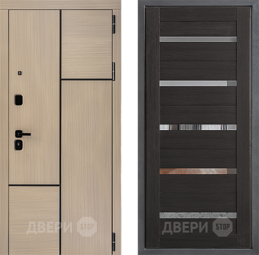 Входная металлическая Дверь Дверной континент ДК-14 ФЛ-47 Венге в Мытищах