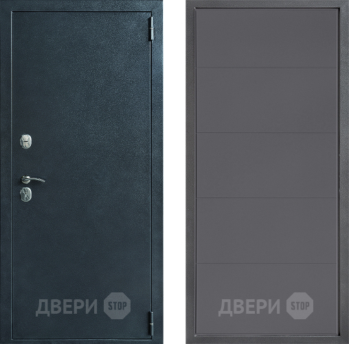 Входная металлическая Дверь Дверной континент ДК-70 Дизайн ФЛ-649 Графит софт в Мытищах