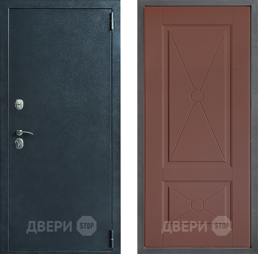 Входная металлическая Дверь Дверной континент ДК-70 Дизайн ФЛ-617 Ясень шоколадный в Мытищах