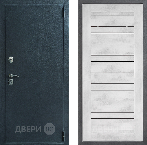 Дверь Дверной континент ДК-70 Дизайн ФЛ-49 Бетон снежный в Мытищах