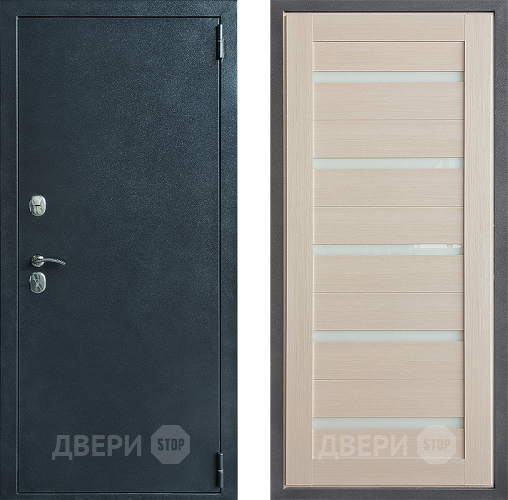 Входная металлическая Дверь Дверной континент ДК-70 Дизайн ФЛ-47 Лиственница белая в Мытищах
