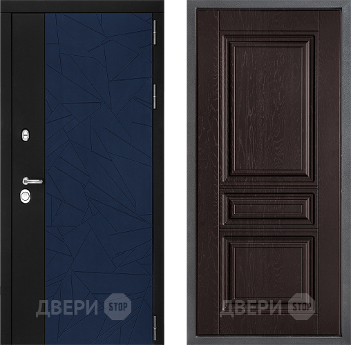 Входная металлическая Дверь Дверной континент ДК-9 ФЛ-243 Дуб шоколадный в Мытищах