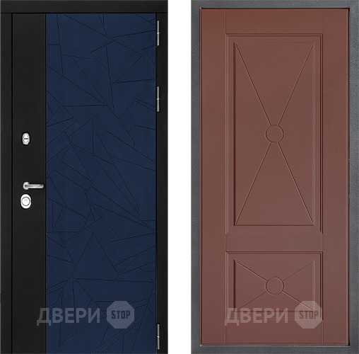 Входная металлическая Дверь Дверной континент ДК-9 ФЛ-617 Ясень шоколадный в Мытищах
