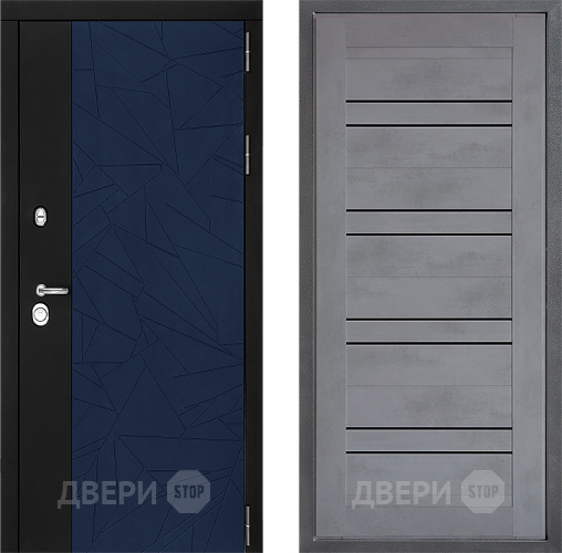 Входная металлическая Дверь Дверной континент ДК-9 ФЛ-49 Бетон серый в Мытищах