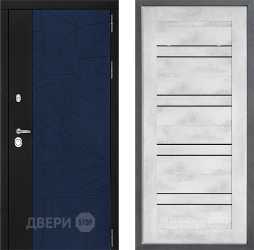 Дверь Дверной континент ДК-9 ФЛ-49 Бетон снежный в Мытищах