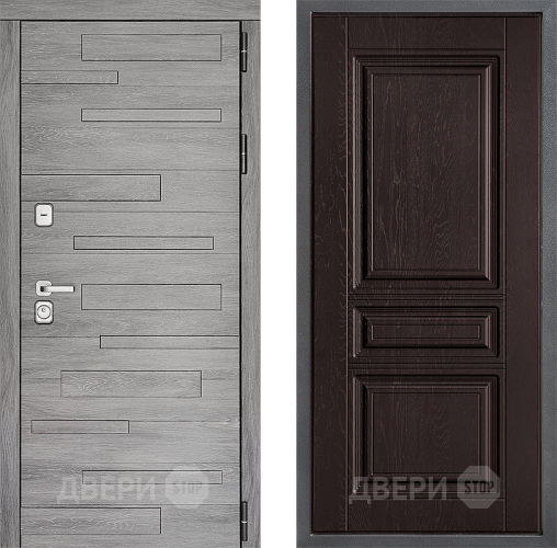 Дверь Дверной континент ДК-10 ФЛ-243 Дуб шоколадный в Мытищах