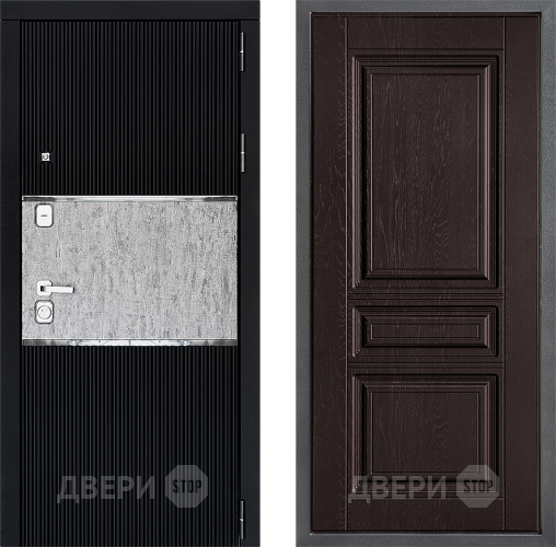 Входная металлическая Дверь Дверной континент ДК-13 ФЛ-243 Дуб шоколадный в Мытищах