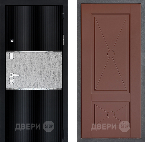 Входная металлическая Дверь Дверной континент ДК-13 ФЛ-617 Ясень шоколадный в Мытищах