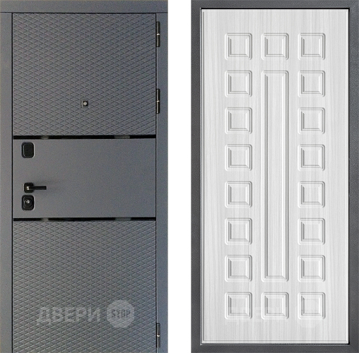 Входная металлическая Дверь Дверной континент Диамант Дизайн ФЛ-183 Сандал белый в Мытищах