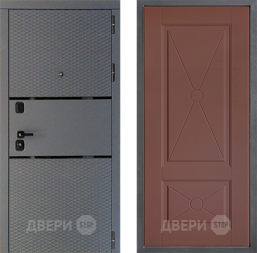 Дверь Дверной континент Диамант Дизайн ФЛ-617 Ясень шоколадный в Мытищах