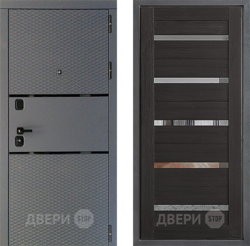 Дверь Дверной континент Диамант Дизайн ФЛ-47 Венге в Мытищах