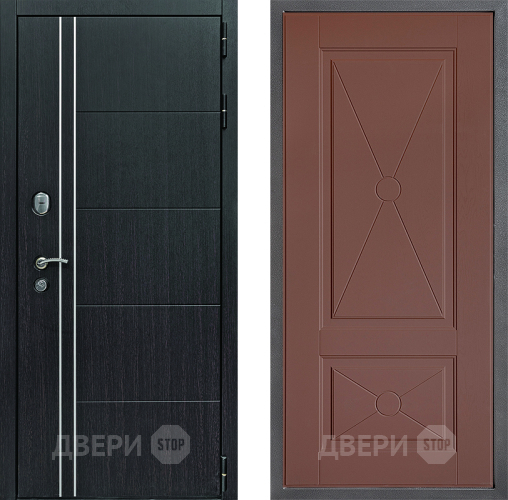 Дверь Дверной континент Теплолюкс Дизайн ФЛ-617 Ясень шоколадный в Мытищах