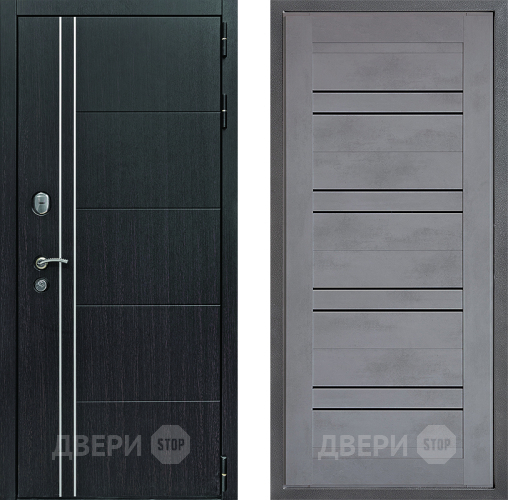 Дверь Дверной континент Теплолюкс Дизайн ФЛ-49 Бетон серый в Мытищах