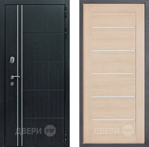 Входная металлическая Дверь Дверной континент Теплолюкс Дизайн ФЛ-46 Капучино в Мытищах