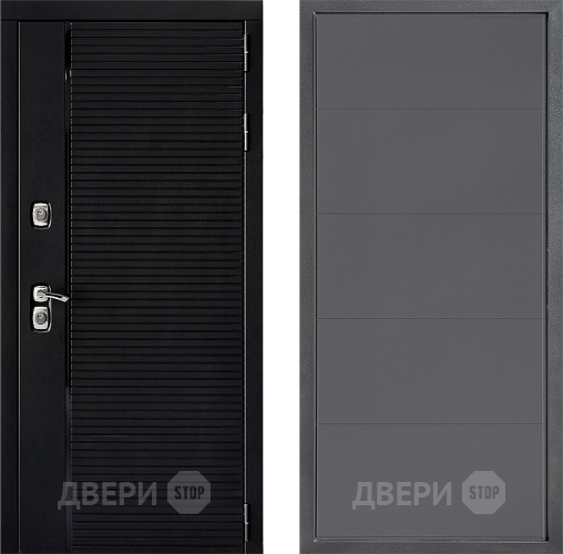 Входная металлическая Дверь Дверной континент ДК-1 ФЛ-649 Графит софт в Мытищах